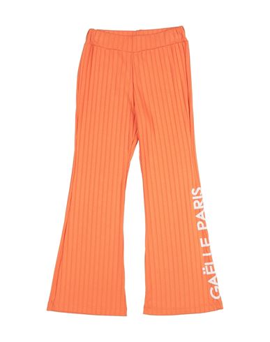Gaelle Paris Babies' Gaëlle Paris Toddler Girl Pants Orange Size 6 Viscose, Polyester, Elastane