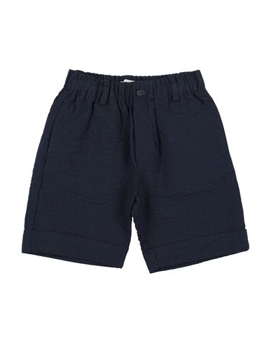 Lalalù Toddler Boy Shorts & Bermuda Shorts Navy Size 5 Cotton, Elastane In Navy