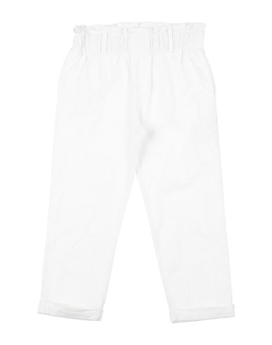 Meilisa Bai Toddler Girl Pants White Size 7 Cotton, Elastane In White