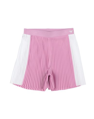 Emporio Armani Toddler Girl Shorts & Bermuda Shorts Pink Size 6 Polyester, Cotton In Pink