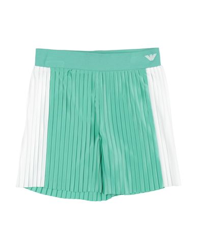 Emporio Armani Toddler Girl Shorts & Bermuda Shorts Light Green Size 4 Polyester, Cotton In Green