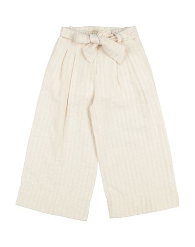 Lalalù Toddler Girl Pants Beige Size 6 Cotton, Lurex In Beige