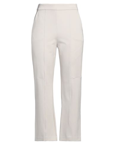 Max Mara Leisure Woman Pants Light Grey Size Xl Viscose, Polyamide, Elastane In Grey