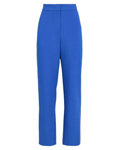 Silence Limited Woman Pants Bright Blue Size L Polyester, Viscose, Elastane In Blue
