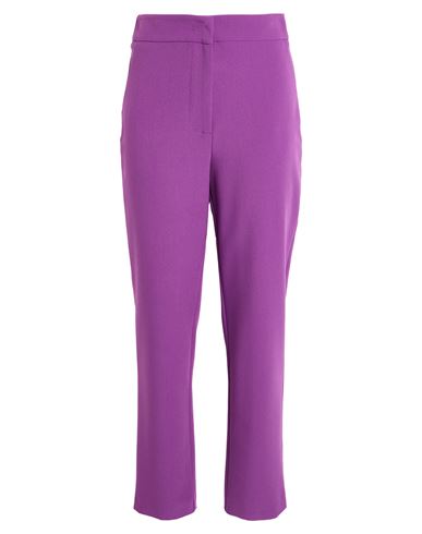 Silence Limited Woman Pants Mauve Size M Polyester, Viscose, Elastane In Purple