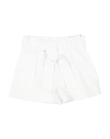 Lalalù Toddler Girl Shorts & Bermuda Shorts White Size 6 Cotton In White