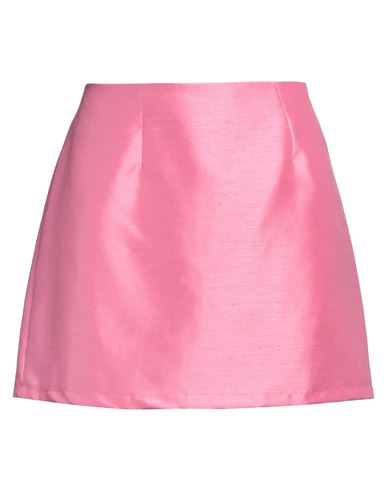 Haveone Woman Mini Skirt Pink Size M Polyester In Pink