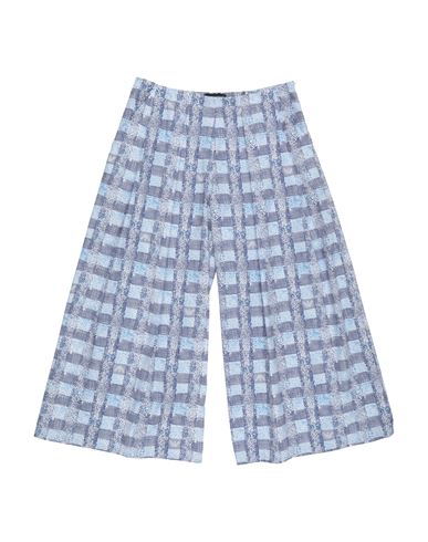 Emporio Armani Toddler Girl Pants Sky Blue Size 7 Cotton In Blue