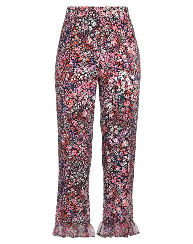 Maje Woman Pants Pink Size 6 Viscose, Silk In Pink