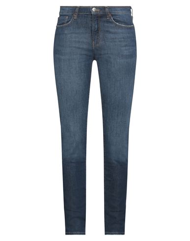 Emporio Armani Woman Jeans Blue Size 32 Cotton, Elastane