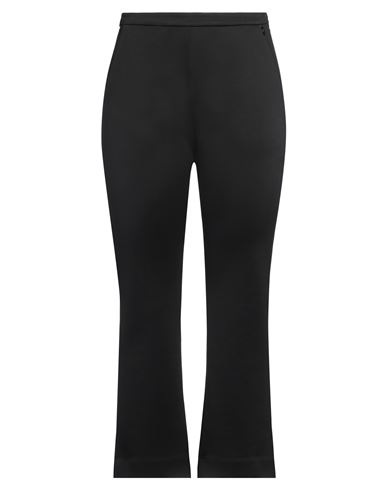 PROENZA SCHOULER PROENZA SCHOULER WOMAN PANTS BLACK SIZE 4 POLYESTER, RECYCLED POLYESTER, VISCOSE, ELASTANE 