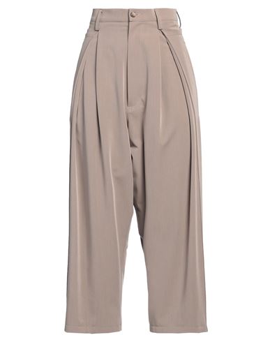 The Mannei Woman Pants Taupe Size 4 Wool, Silk In Grey