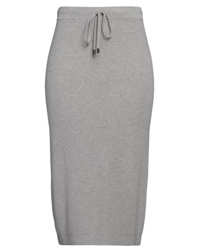Woman Midi skirt Dark brown Size XS Polyester, Viscose, Elastane
