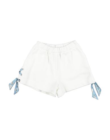 Pucci Toddler Girl Shorts & Bermuda Shorts White Size 6 Cotton, Viscose In White