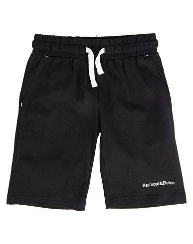 Harmont & Blaine Toddler Boy Shorts & Bermuda Shorts Black Size 6 Cotton In Black