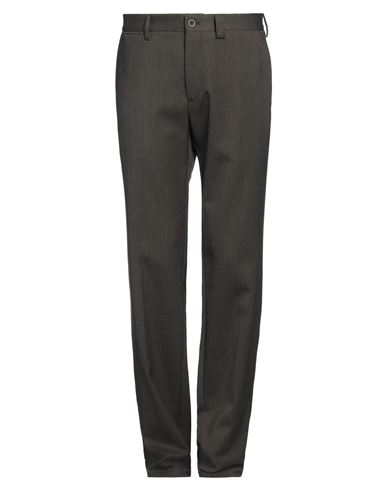 Florentino Man Pants Dark Brown Size 30 Polyester, Wool, Elastane In Brown