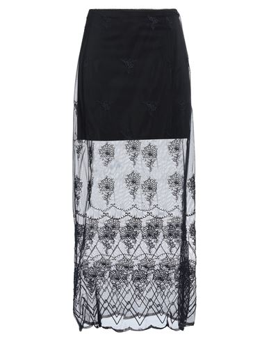Shop Rabanne Woman Maxi Skirt Midnight Blue Size 6 Polyamide, Elastane, Viscose