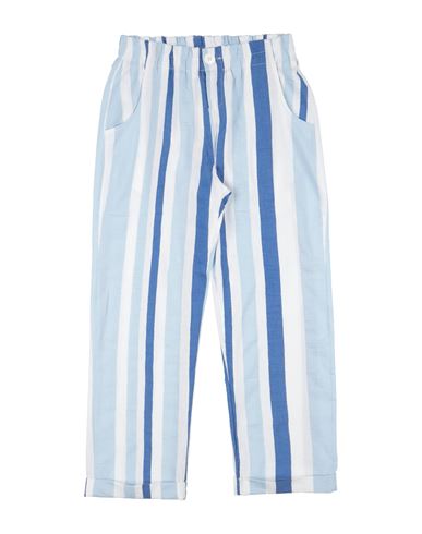 L:ú L:ú By Miss Grant Toddler Girl Pants Blue Size 6 Linen, Cotton, Polyester In Blue