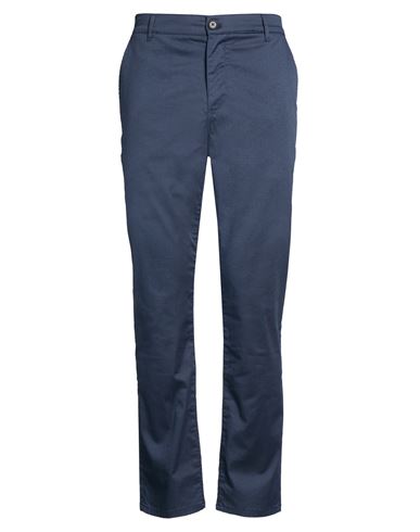 Armani Exchange Man Pants Navy Size 33 Cotton, Elastane In Blue