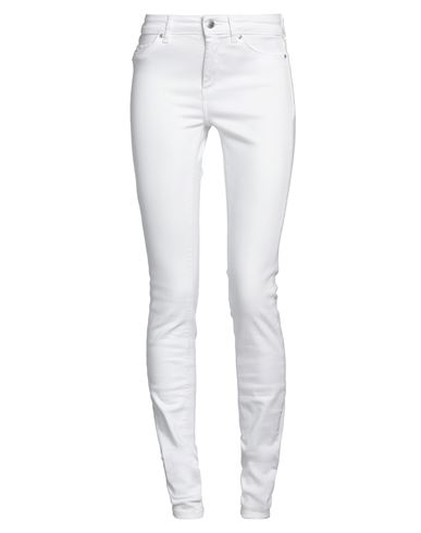 Only Woman Jeans White Size S Cotton, Elastomultiester, Elastane In White