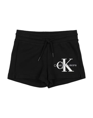 Calvin Klein Jeans Est.1978 Calvin Klein Jeans Toddler Girl Shorts & Bermuda Shorts Black Size 6 Cotton, Polyester In Black