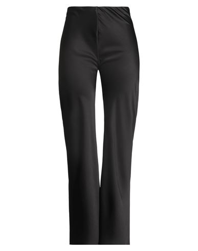 Jucca Woman Pants Black Size 10 Polyester In Black