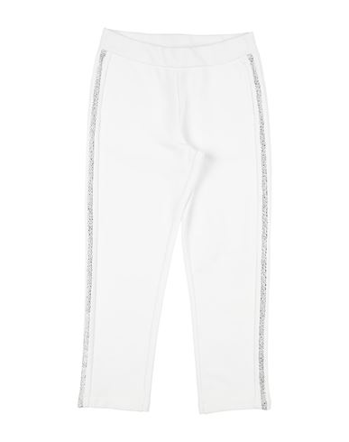 Emporio Armani Toddler Girl Pants White Size 7 Cotton, Polyester In White