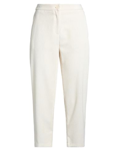 VICOLO VICOLO WOMAN PANTS WHITE SIZE XS POLYESTER, POLYAMIDE, ELASTANE 