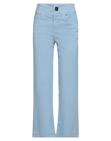 Nenette Woman Jeans Light Blue Size 29 Cotton, Organic Cotton, Elastomultiester, Elastane In Blue