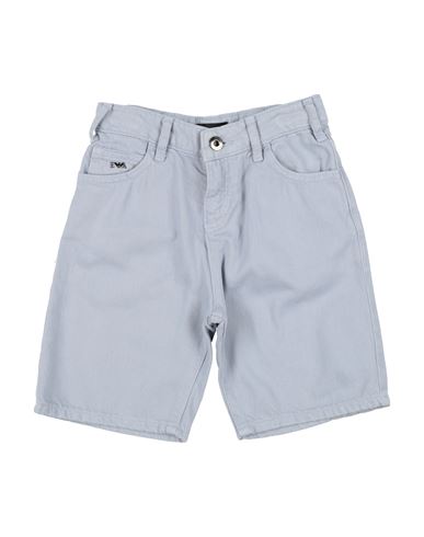 Emporio Armani Toddler Boy Denim Shorts Light Blue Size 7 Cotton In Blue