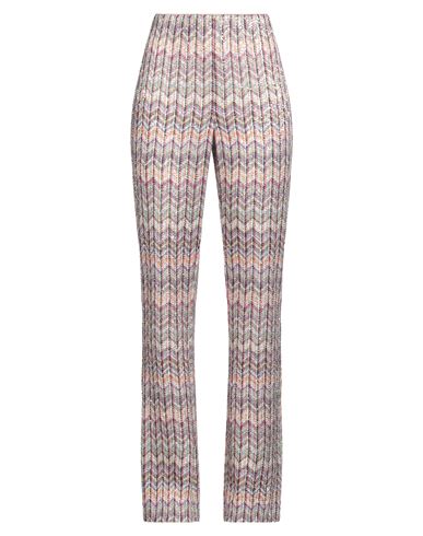 Missoni Woman Pants Fuchsia Size 10 Cotton, Polyamide, Polyester In Pink
