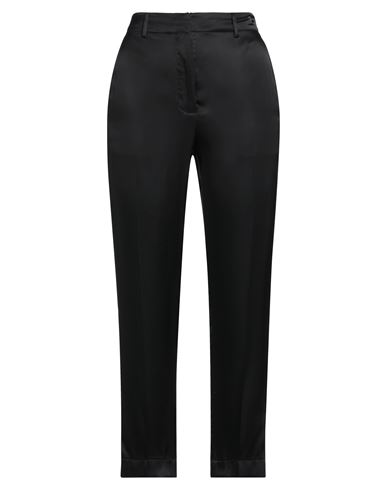 Pomandère Woman Pants Black Size 12 Cupro, Modal In Black
