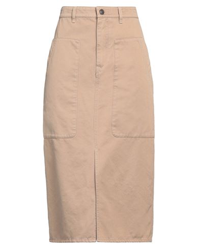 Isabel Marant Étoile Marant Étoile Woman Denim Skirt Camel Size 8 Cotton In Neutral