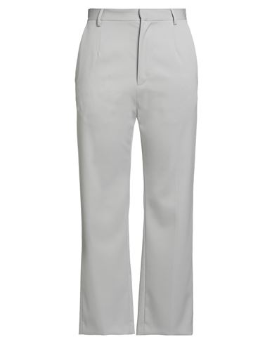 Mm6 Maison Margiela Woman Pants Light Grey Size 10 Polyester, Virgin Wool, Elastane In Gray