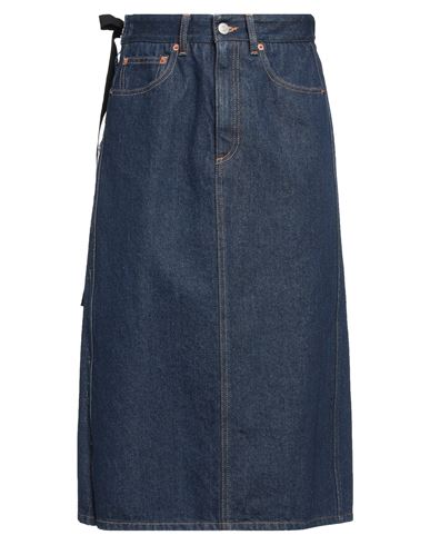 Mm6 Maison Margiela Woman Denim Skirt Blue Size 6 Cotton