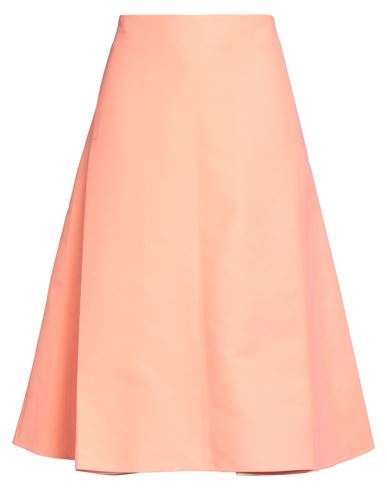 Marni Woman Midi Skirt Pink Size 10 Cotton In Pink