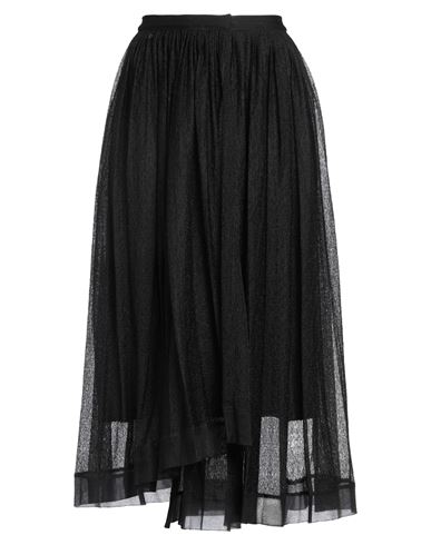 Dior Woman Midi Skirt Black Size 6 Silk, Polyester
