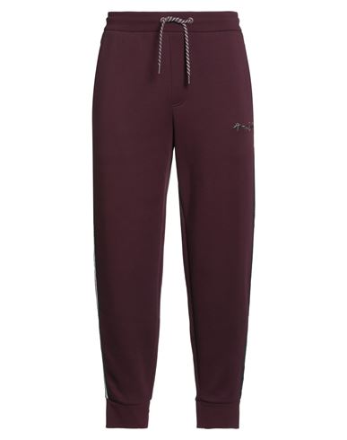 Armani Exchange Man Pants Plum Size L Cotton, Polyester, Elastane In Purple