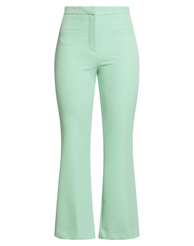 Kontatto Woman Pants Light Green Size 10 Polyester, Elastane In Green