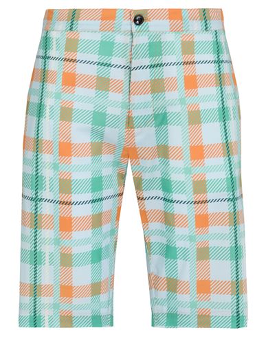 LIU •JO MAN LIU •JO MAN MAN SHORTS & BERMUDA SHORTS SKY BLUE SIZE XL COTTON, ELASTANE 