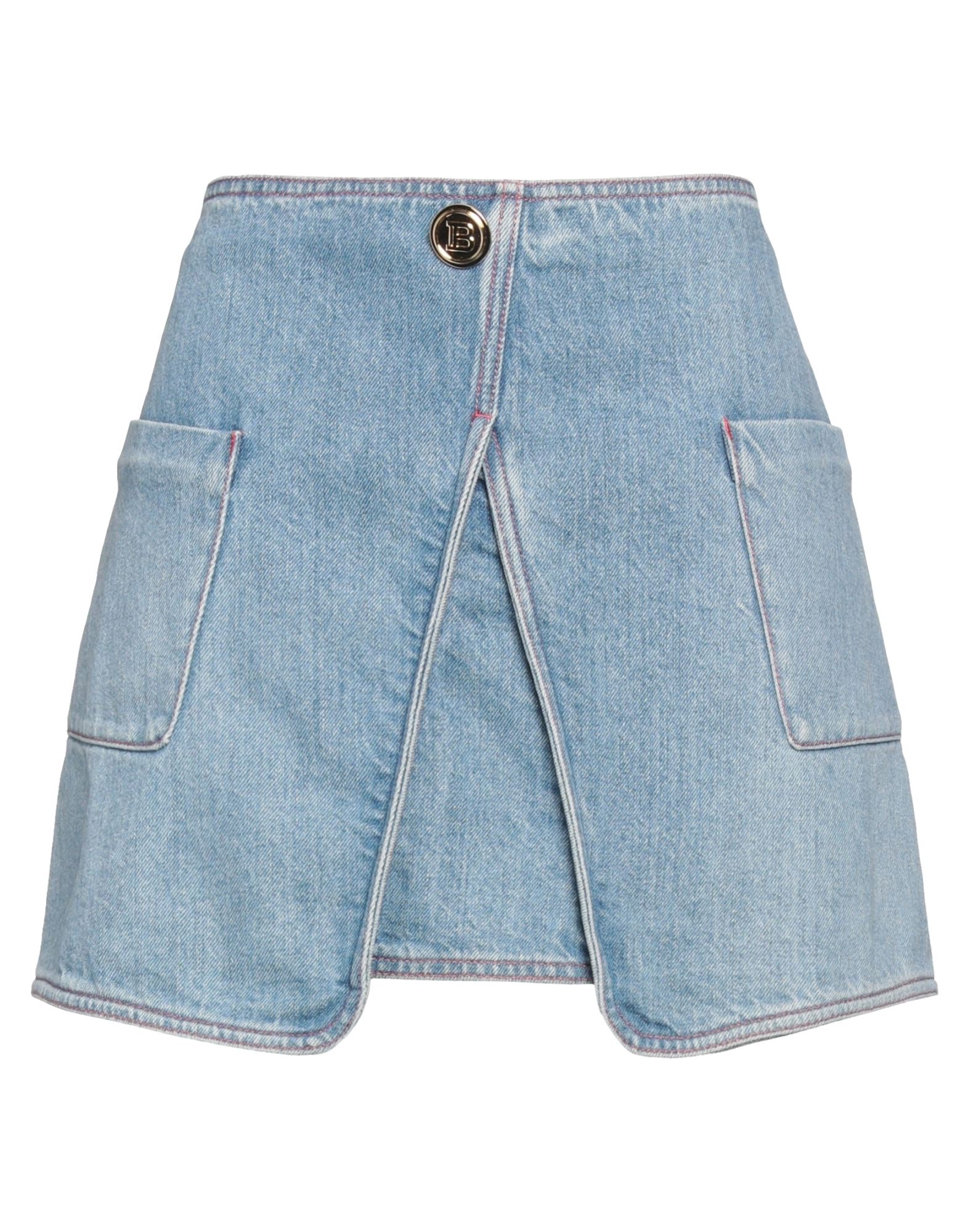 BALMAIN BALMAIN BOTTOMWEAR Denim φούστα