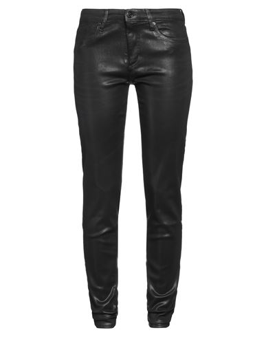 Shop Armani Exchange Woman Jeans Black Size 28 Cotton, Elastomultiester, Elastane