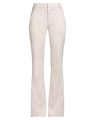 Dondup Woman Pants Beige Size 26 Virgin Wool, Elastane In Neutral
