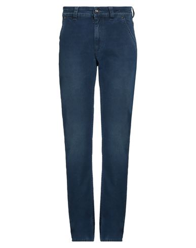 Barmas Man Pants Blue Size 35 Cotton, Elastane