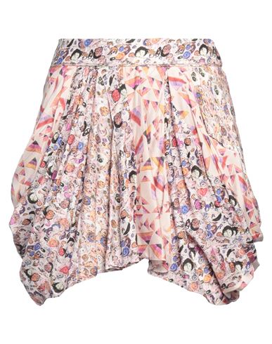 ISABEL MARANT ISABEL MARANT WOMAN MINI SKIRT BLUSH SIZE 8 POLYAMIDE, SILK 