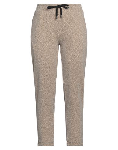 Juvia Woman Pants Sand Size M Cotton, Polyester In Beige
