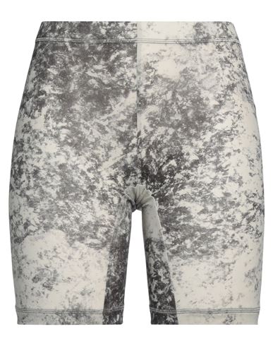KNWLS KNWLS WOMAN SHORTS & BERMUDA SHORTS LIGHT GREY SIZE M POLYESTER 