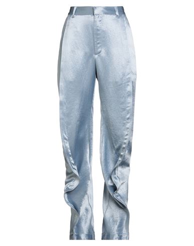 Y/project Woman Pants Sky Blue Size 10 Acetate