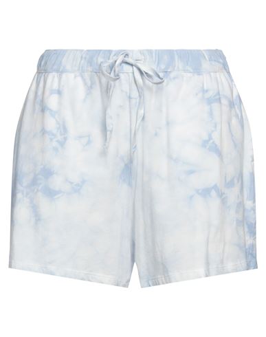 Majestic Filatures Woman Shorts & Bermuda Shorts Light Blue Size 1 Cotton, Elastane In Blue