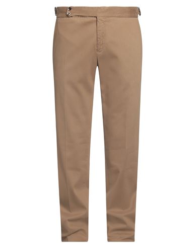 Pt Torino Man Pants Khaki Size 38 Modal, Cotton, Elastane